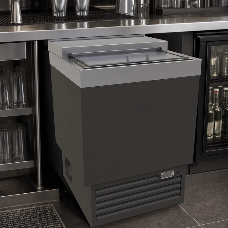 Product image #3 for Glastender MF24-B2 24-Inch Underbar Glass Froster with Top Sliding Door