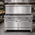Thumbnail image #3 for Southbend Ultimate 60-Inch Gas Restaurant Range with 2 Open Burners, 48-Inch Griddle, Standard Oven and Convection Oven