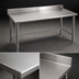 Thumbnail image #3 for Eagle Spec-Master Stainless Steel Work Table with 4-1/2-Inch Backsplash, 120 x 30 Inches