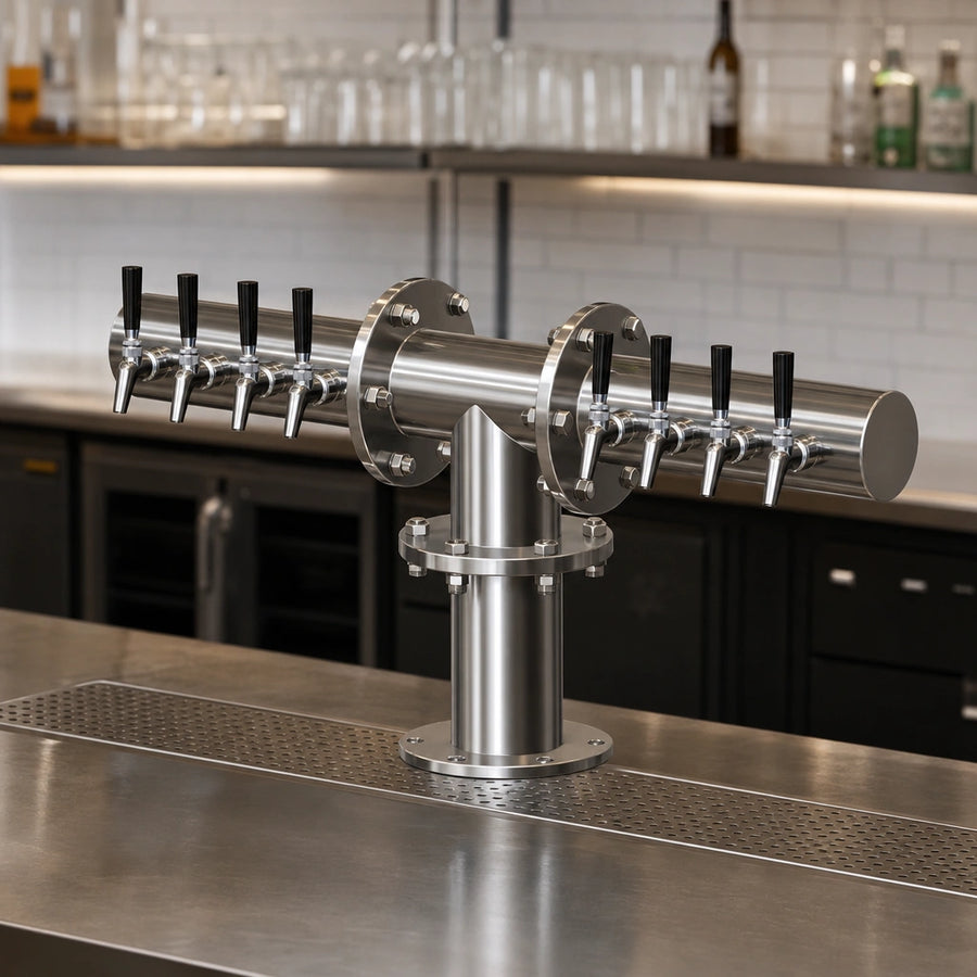 T-Shape Brew Pipe Design