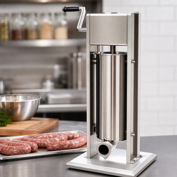 Product image #3 for Econo Vertical Manual Sausage Stuffer, 15 lb. / 7 L Capacity