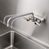 Thumbnail image #3 for T&S Brass B-1107 Back-Mounted Workboard Faucet with 10-Inch Swing Nozzle