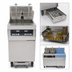 Thumbnail image #3 for Frymaster RE High Efficiency 80 lb Electric Floor Model Fryer with Built-In Filtration and Open-Pot Design, 17 kW