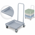 Thumbnail image #4 for Cambro Camdolly® With Handle for Camracks Dish & Glass Rack Dolly, Soft Gray Polypropylene