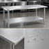 Thumbnail image #3 for Deluxe Series Stainless Steel Work Table with Adjustable Undershelf, 72-Inch W x 36-Inch D