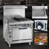 Thumbnail image #3 for Imperial Spec Series Heavy-Duty 36-Inch Modular Gas Range with 24-Inch Thermostatic Griddle and 2 Open Burners
