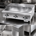 Thumbnail image #3 for Comstock-Castle Diner Series 72-Inch Countertop Gas Griddle with Manual Controls and 3/4-Inch Polished Steel Plate