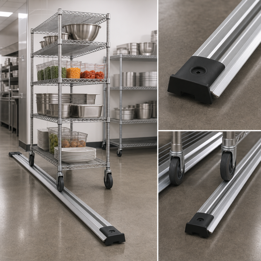 Single Unit Floor Track Assembly Kit