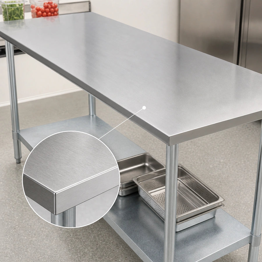 18-Gauge 400 Series Stainless Steel Top