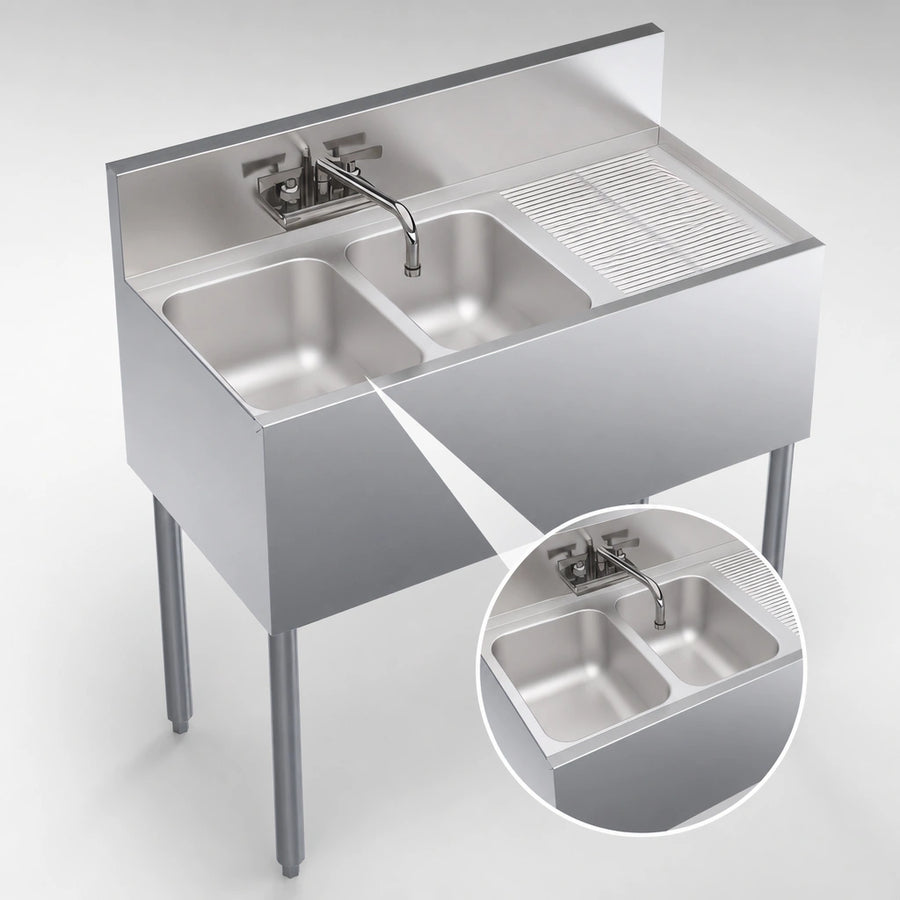 Two-Compartment Sink Design
