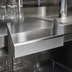 Thumbnail image #3 for Glastender CHOICE Single Stainless Steel Speed Rail, 29 Inch x 5 Inch