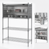 Thumbnail image #3 for Eagle Group 21-Inch x 60-Inch Stainless Steel Security Enclosure Kit with Flip-Up Door