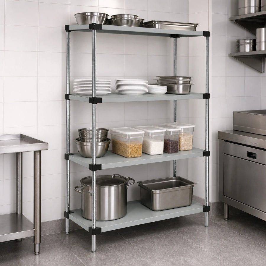 4 Solid Shelves