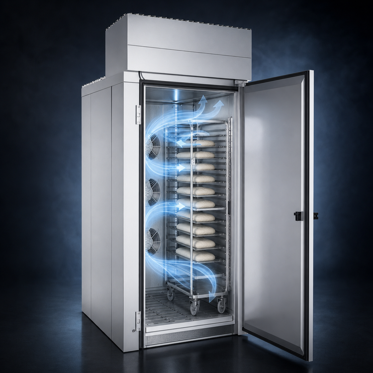 Product image #3 for Baxter Roll-In Single Wide Retarder/Proofer Cabinet, 40.5-Inch Deep, With Floor, Remote Refrigeration Ready, Electric Heat
