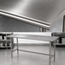 Thumbnail image #3 for Advance Tabco 144-Inch x 24-Inch 16-Gauge 304 Stainless Steel Work Table with Open Base and Crossrails
