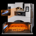 Thumbnail image #3 for Wave WF-60 Single-Deck Gas Wave Flame Deck Oven with 36 x 54 Inch Cooking Surface