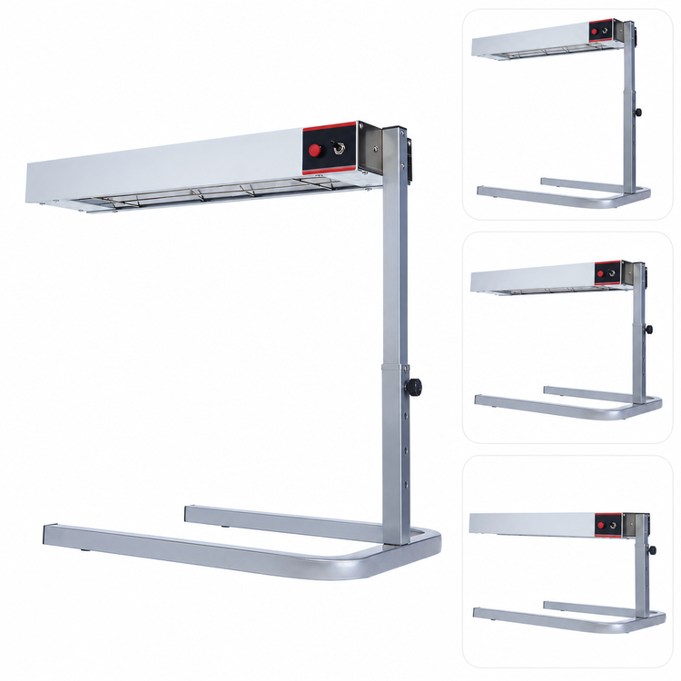 Product image #3 for Winco ESH-1 Electric Unlighted Strip Heater with Adjustable Stand