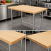 Thumbnail image #4 for Advance Tabco 72-Inch x 24-Inch Maple Top Work Table with Stainless Steel Base