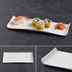 Thumbnail image #3 for Rectangular Porcelain Platter with Curved Ends, 15-1/2 x 5 Inch, White
