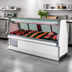 Thumbnail image #3 for Howard-McCray 34E Series Double-Duty Red Meat Service Case, 124-1/2-Inch W, Full-Service, Self-Contained Refrigeration, Straight Glass Front