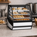 Thumbnail image #4 for True Mfg. Dry Non-Refrigerated Countertop Pastry Display Case, 36-1/4 Inch Wide, Curved Glass Front, Sliding Rear Doors