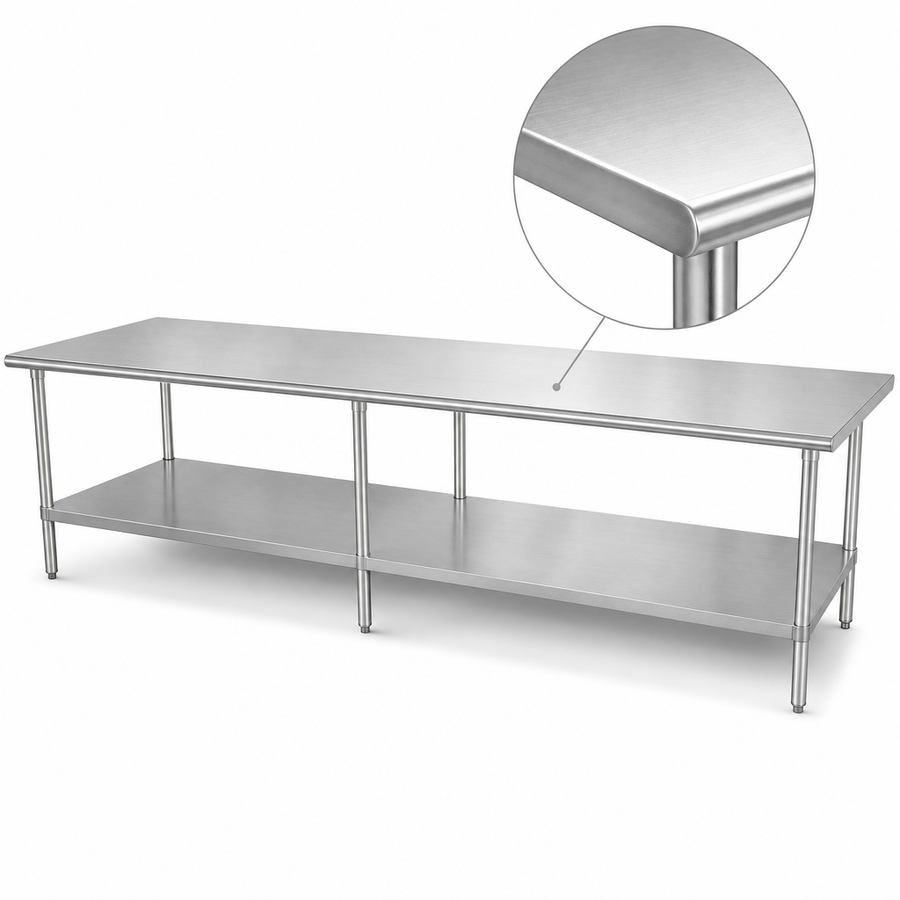 Reinforced Stainless Steel Top