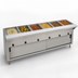 Thumbnail image #3 for Advance Tabco Triumph Supreme 93-Inch Electric Hot Food Table with 6 Sealed Wells, Sliding Doors, and Poly Cutting Board