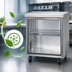 Thumbnail image #3 for Continental Refrigerator 27-Inch Single-Section Worktop Display Freezer with Hinged Glass Door