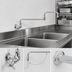 Thumbnail image #3 for T&S Brass Wall-Mounted Single-Temperature Pantry Faucet with 18-Inch Double-Joint Swing Nozzle