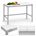 Thumbnail image #3 for Channel Manufacturing CT360 Poly Top Work Table, 60 x 30 x 34 Inches, Stainless Steel Base