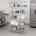 Thumbnail image #3 for Metro Super Erecta 5-Shelf Stationary Starter Wire Shelving Unit, 60W x 18D x 74H, Chrome Plated