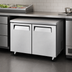 Thumbnail image #3 for Turbo Air E-Line 48-1/4-Inch Two-Section Undercounter Freezer with Solid Doors, 13.2 Cu. Ft., Self-Contained Rear-Mounted Refrigeration