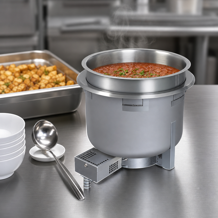 Product image #3 for Hatco Drop-In Round Uninsulated Heated Well, 7 Quart, 120V