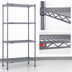 Thumbnail image #3 for Valu-Master 4-Tier Stationary Starter Wire Shelving Unit, 30 x 24 x 63 Inches, Pewter Gray Epoxy Finish