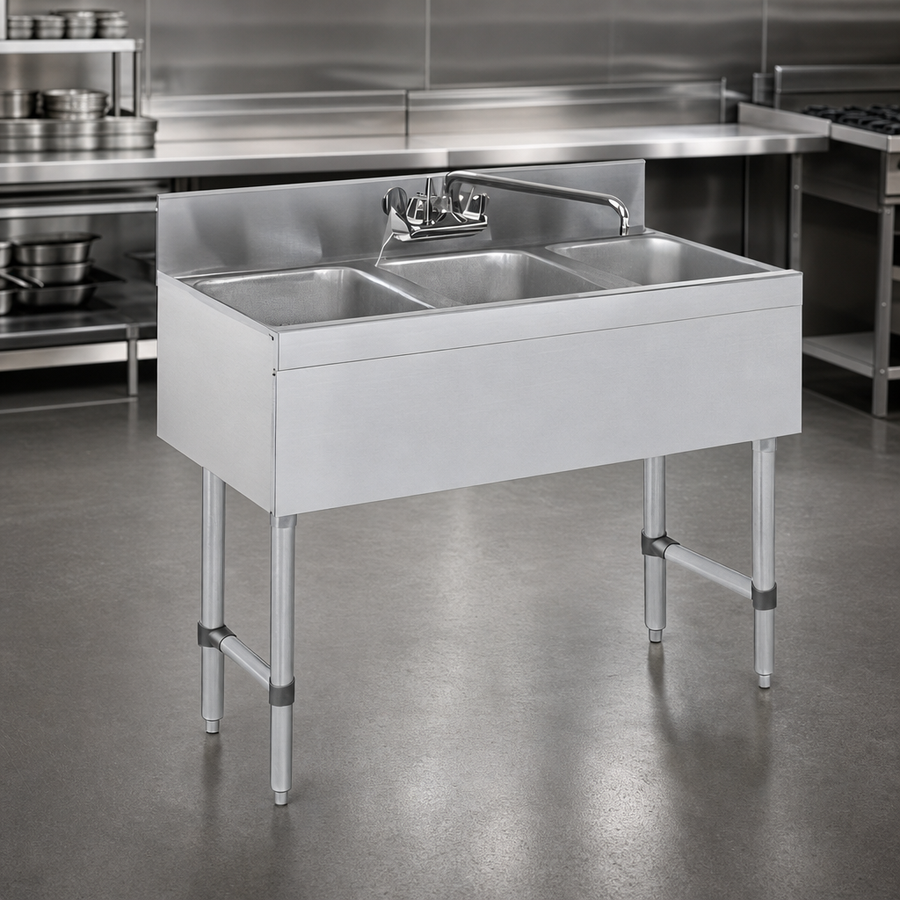18-Gauge 304 Stainless Steel Construction