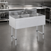 Thumbnail image #3 for Steel Works Stainless Three Compartment Underbar Sink, 38-1/2 In. x 18-3/4 In. x 33 In. H