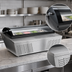 Thumbnail image #4 for KoolMore 39-Inch 5-Pan Countertop Ice Cream Display Freezer with Curved Glass Top