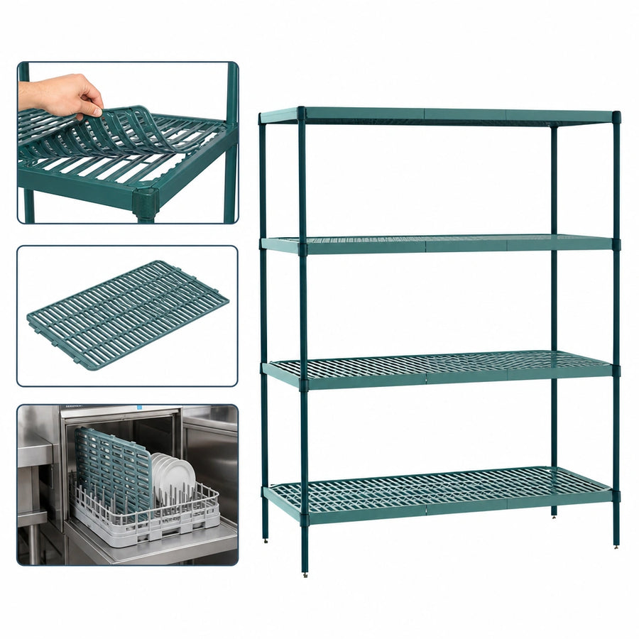 Removable Polymer Shelf Mats