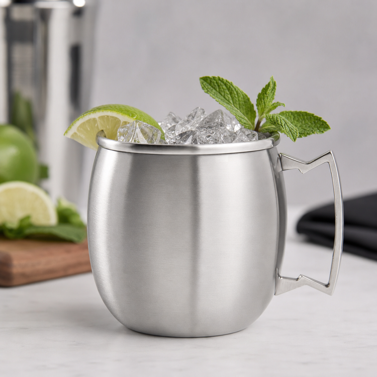 Product image #4 for American Metalcraft 16 oz Stainless Steel Moscow Mule Mug