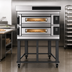 Thumbnail image #3 for Moretti Forni S140E Series 2-Deck Electric Pizza Oven with Stand