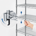 Thumbnail image #3 for Metro Super Adjustable Super Erecta 24 x 14 Inch Wire Shelf, Stainless Steel Finish