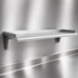 Thumbnail image #3 for Eagle Snap-n-Slide 60-Inch W x 15-Inch D Wall-Mounted Stainless Steel Shelf with Rolled Front Edge