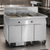 Thumbnail image #3 for Imperial Electric Floor-Model Triple Fryer, 75 lb. Per Tank, with Built-In Filter System and Dump Station