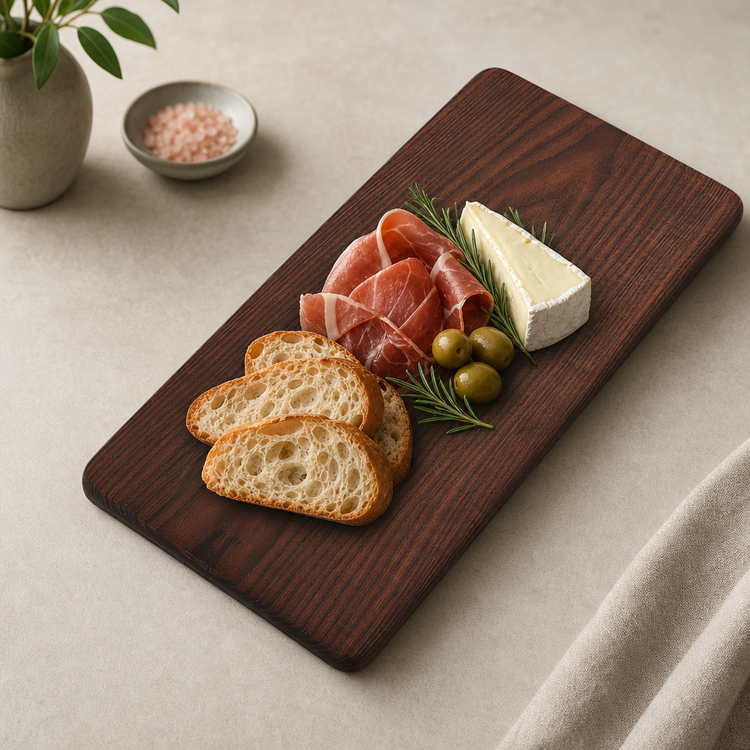 Product image #3 for American Metalcraft Rectangular Ash Wood Serving Board, 21 x 10 Inch