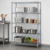 Thumbnail image #3 for EAGLEbrite 4-Tier Stationary Starter Wire Shelving Unit, 48
