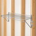 Thumbnail image #3 for Eagle Group Snap-n-Slide 72 Inch x 12 Inch Wall-Mounted Wire Shelf, Chrome Finish, 210 lb Capacity
