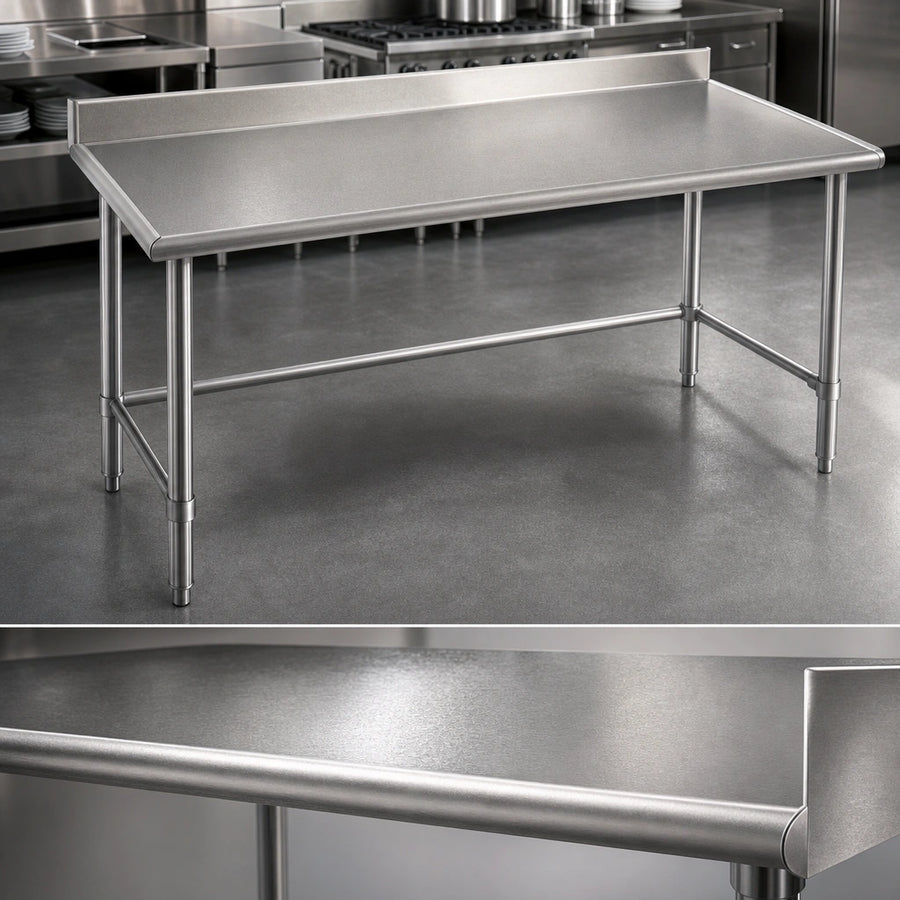 14-Gauge Stainless Steel Top
