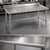 Thumbnail image #3 for Eagle Spec-Master Marine Series 14-Gauge Stainless Steel Work Table with 4-1/2-Inch Backsplash, 120 x 24 Inches