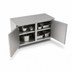 Thumbnail image #3 for John Boos 48-Inch x 24-Inch Stainless Steel Enclosed Work Table with Cabinet Base and Hinged Doors