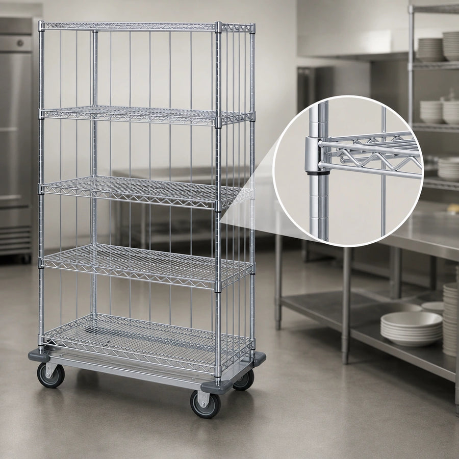Five Wire Shelves